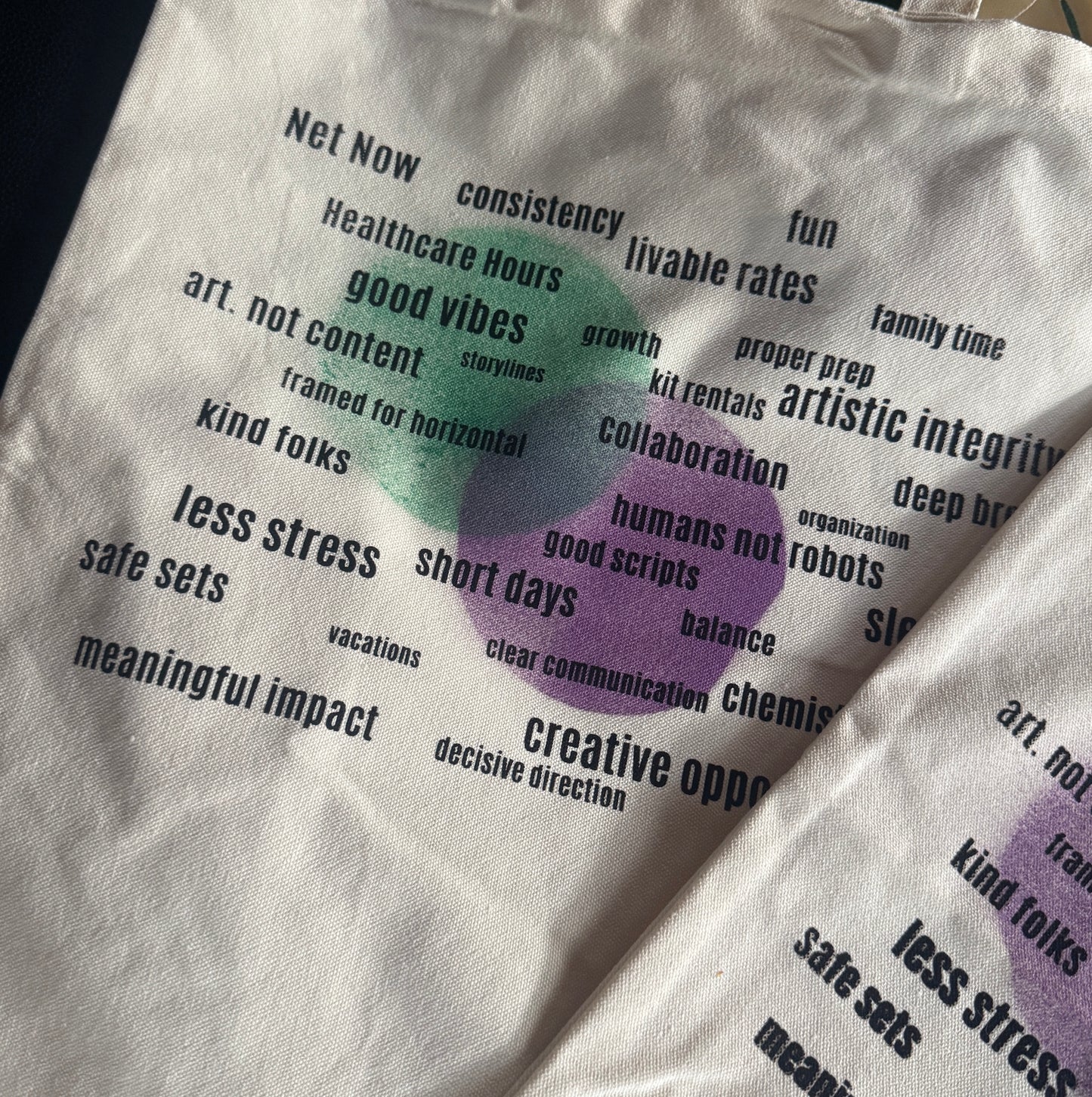 "Manifest" Tote bag